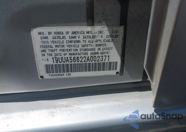 19UUA56622A002371: 42163489