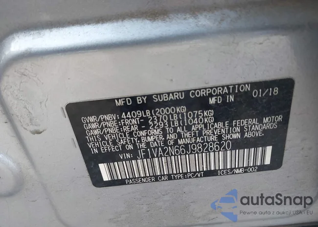 JF1VA2N66J9828620: 42164521