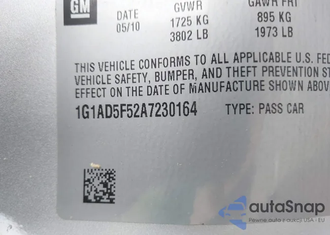 1G1AD5F52A7230164: 42164653