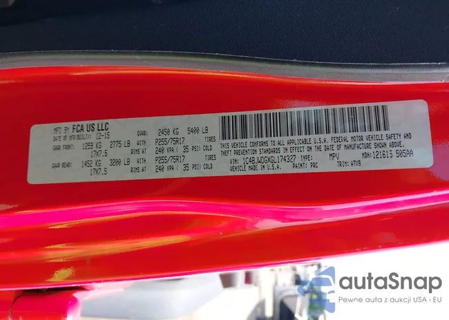 1C4BJWDGXGL174327: 42164719