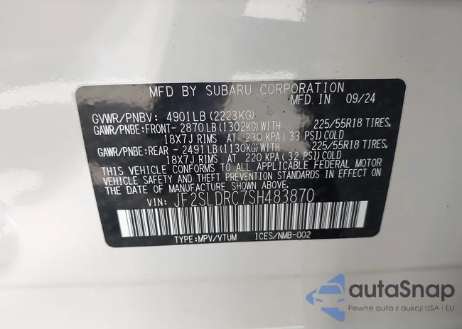 JF2SLDRC7SH483870: 42164753