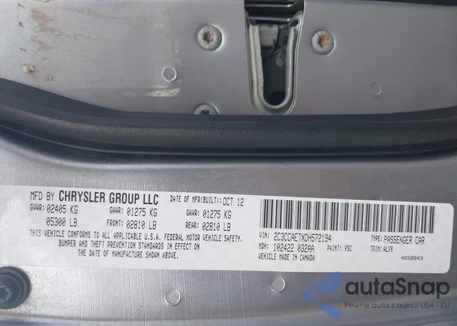 2C3CCAETXDH572194: 42164906