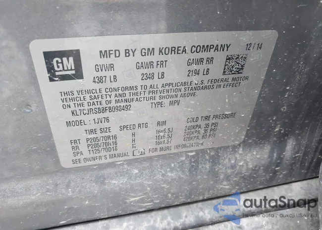 KL7CJRSB8FB098492: 42164448