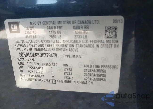 2GNALDEK5D6379479: 42165667