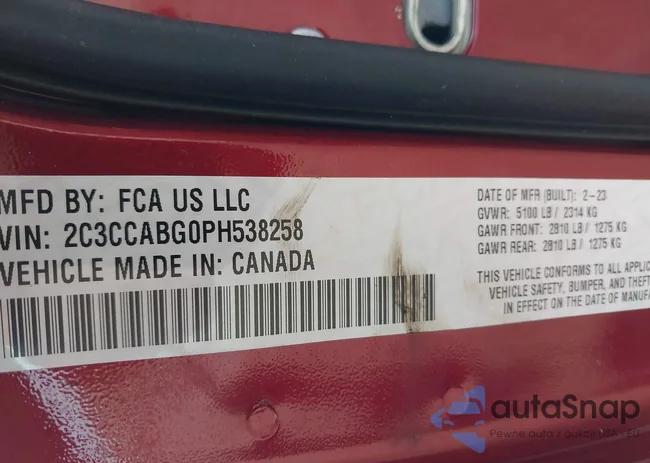 2C3CCABG0PH538258: 42165693