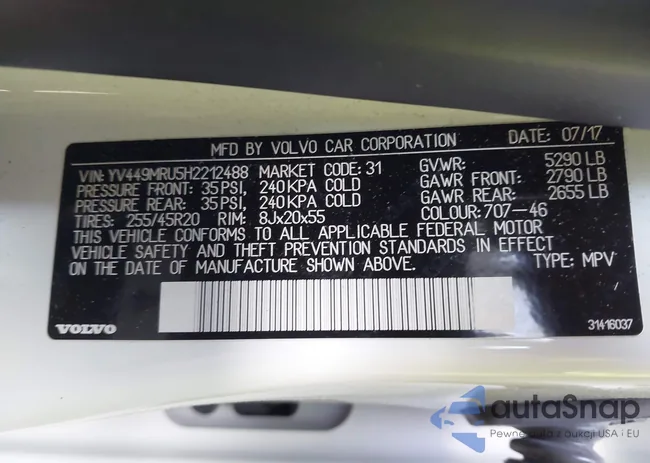 YV449MRU5H2212488: 42165858