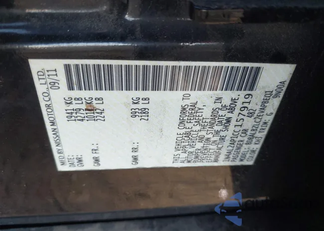 1N4AL2AP1CC157919: 42165893