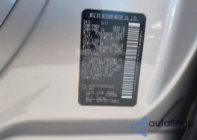 JN8AE2KP5B9010621: 42165995