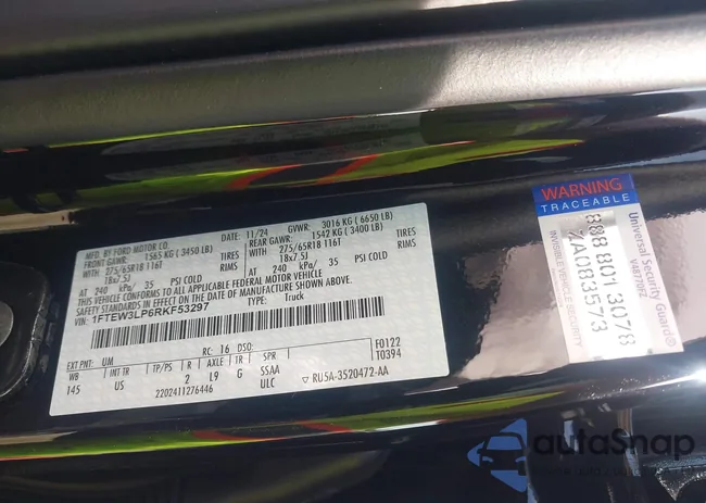 1FTEW3LP6RKF53297: 42166054