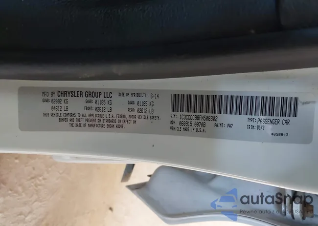 1C3CCCCB8FN508302: 42166576