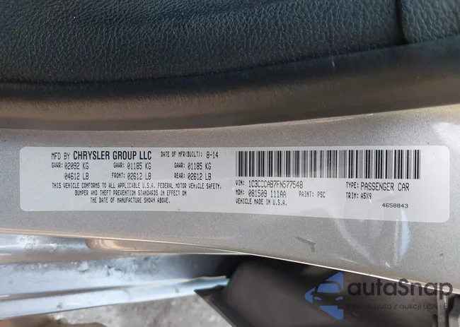 1C3CCCAB7FN577548: 42166813