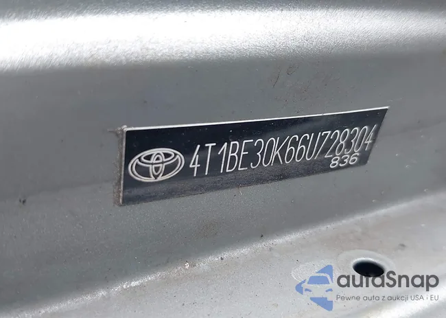 4T1BE30K66U728304: 42166896