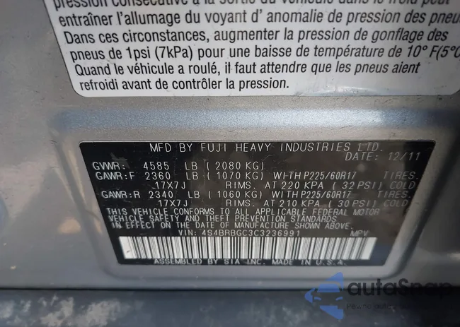 4S4BRBGC3C3236991: 42166960