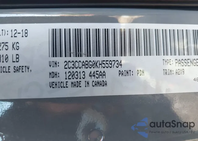 2C3CCABG0KH559734: 42167838