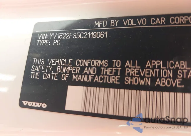 YV1622FS5C2119061: 42167871