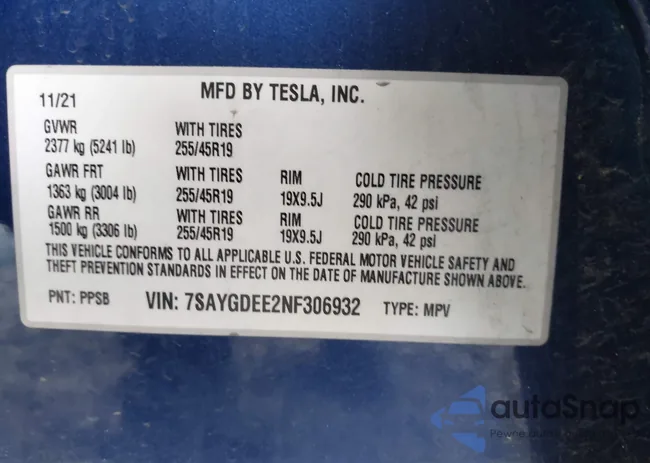 7SAYGDEE2NF306932: 42167874