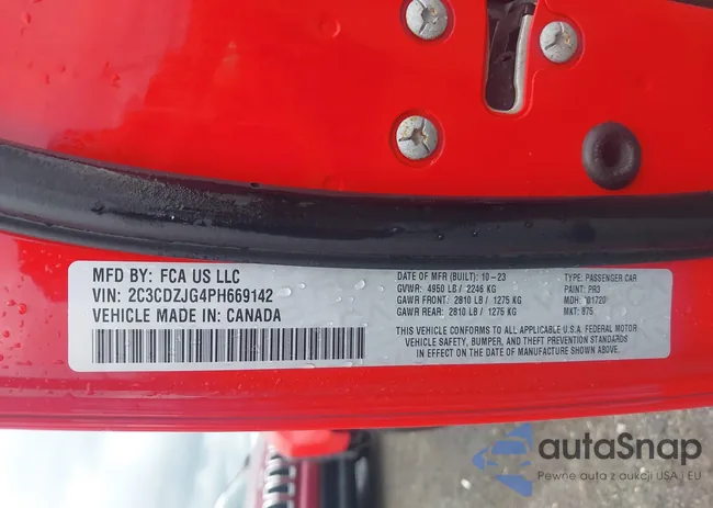 2C3CDZJG4PH669142: 42167317