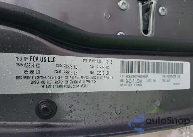 2C3CCAEG7FH876802: 42169003