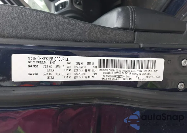 1C4RDHAG4DC685730: 42168087