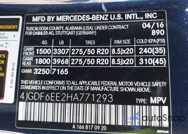 4JGDF6EE2HA771293: 42168217