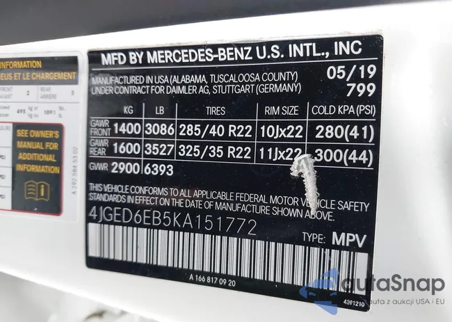 4JGED6EB5KA151772: 42168396