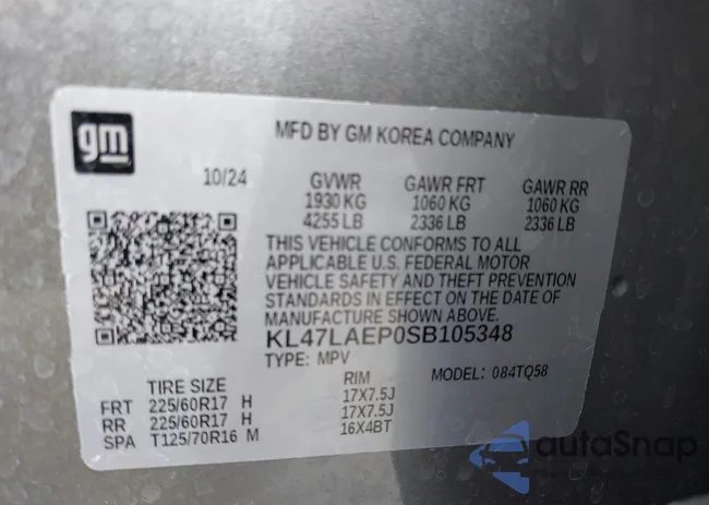 KL47LAEP0SB105348: 42169601