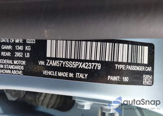 ZAM57YSS5PX423779: 42170064