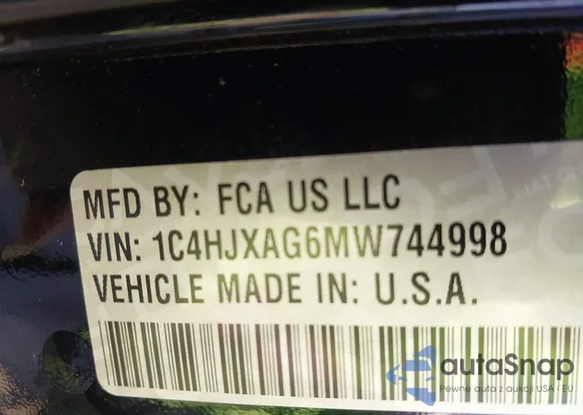 1C4HJXAG6MW744998: 42170965