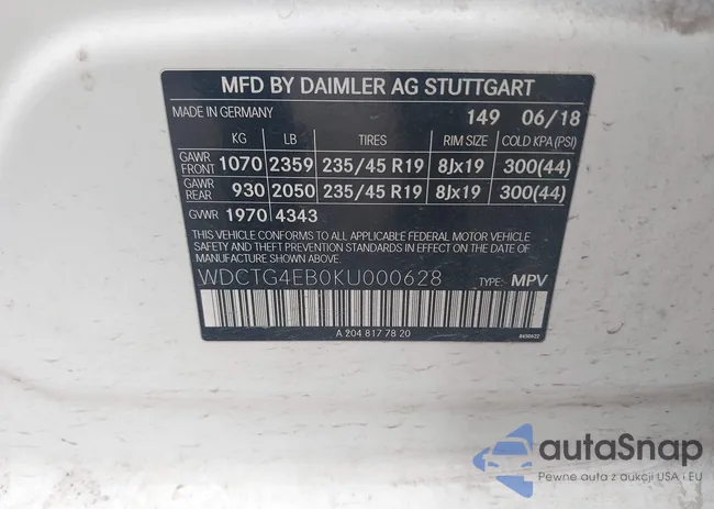 WDCTG4EB0KU000628: 42170428