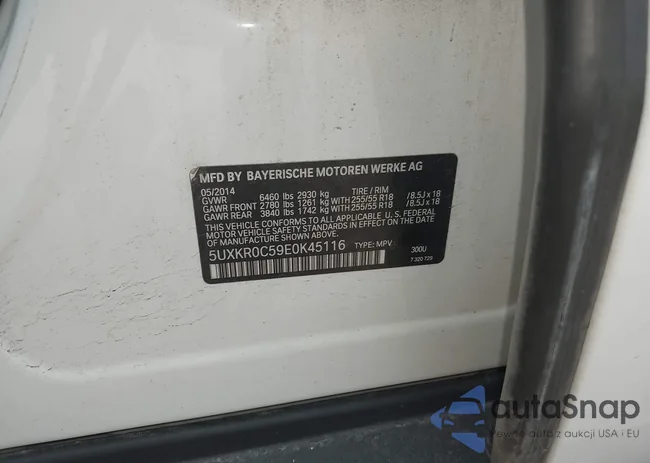 5UXKR0C59E0K45116: 42171575