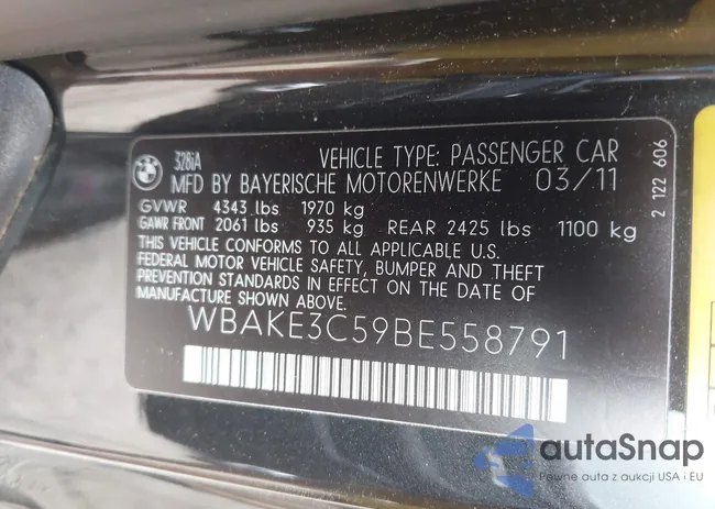 WBAKE3C59BE558791: 42171294