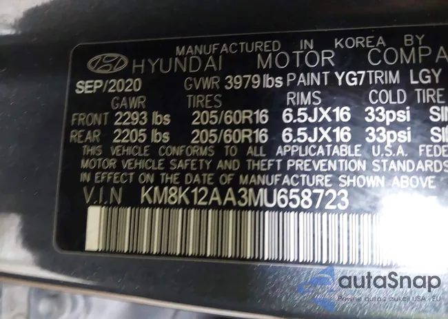 KM8K12AA3MU658723: 42172578