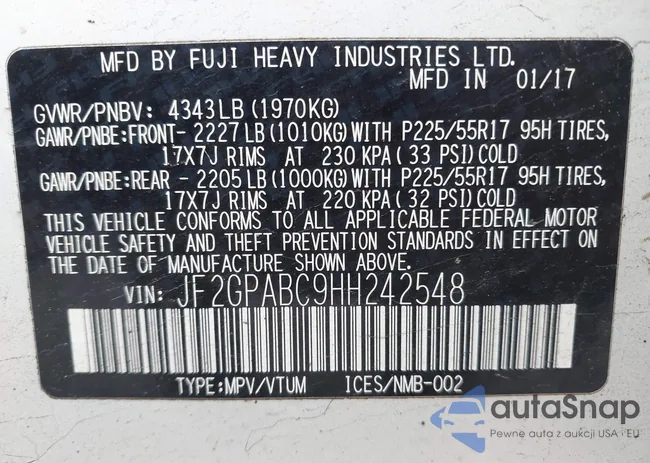 JF2GPABC9HH242548: 42172774