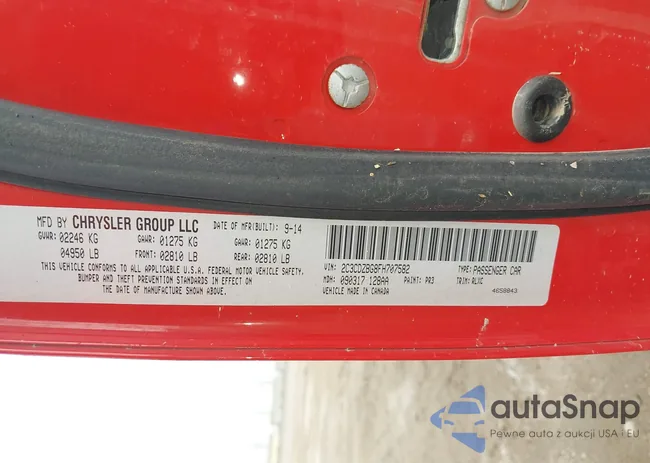 2C3CDZBG8FH707582: 42172935