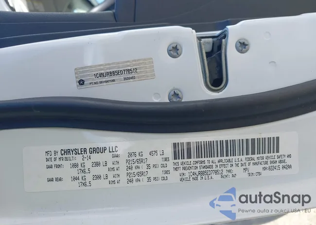 1C4NJRBB5ED778512: 42172300