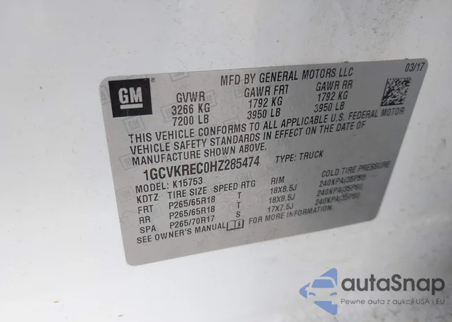 1GCVKREC0HZ285474: 42173554