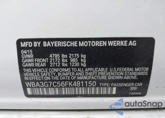 WBA3G7C56FK481150: 42173925