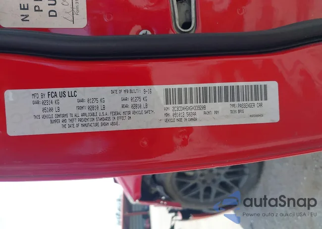 2C3CDXHGXGH339208: 42173181