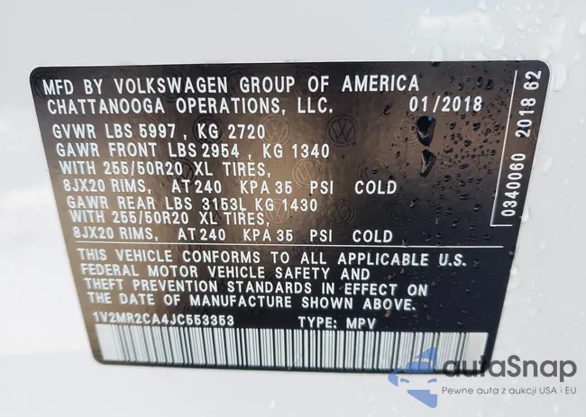 1V2MR2CA4JC553353: 42173400