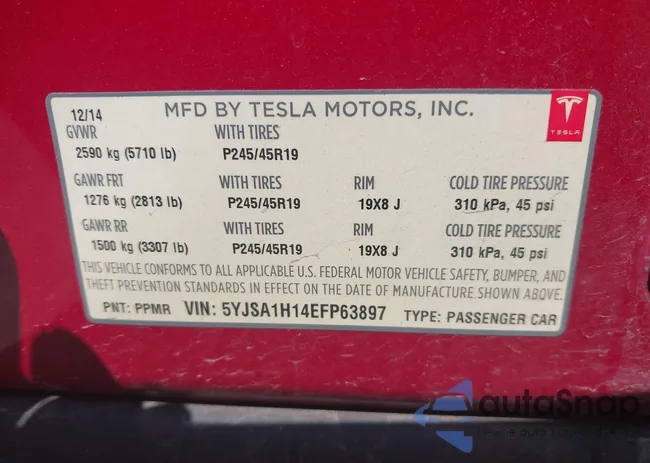 5YJSA1H14EFP63897: 42174520