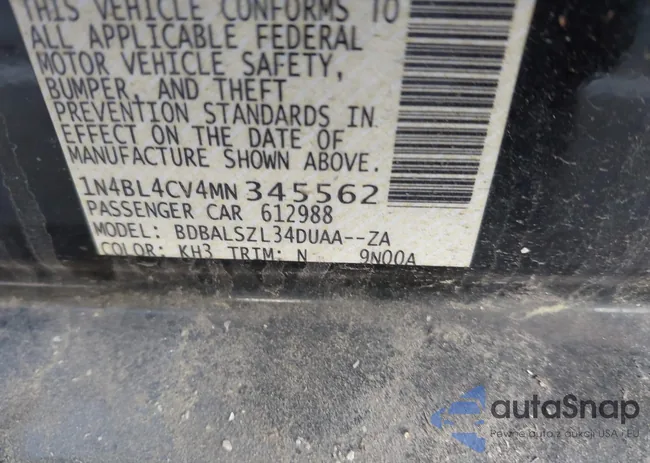 1N4BL4CV4MN345562: 42174219