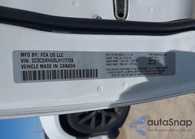 2C3CDXHG0LH177728: 42174328