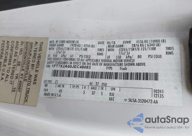 1FT7X2A60JEC48083: 42175872