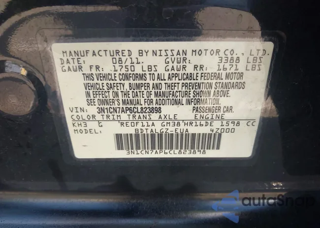 3N1CN7AP6CL823898: 42175971