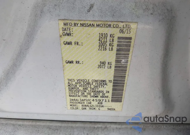 1N4AL3AP5FC459711: 42175139