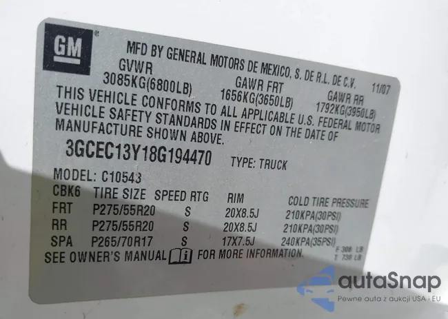 3GCEC13Y18G194470: 42175368