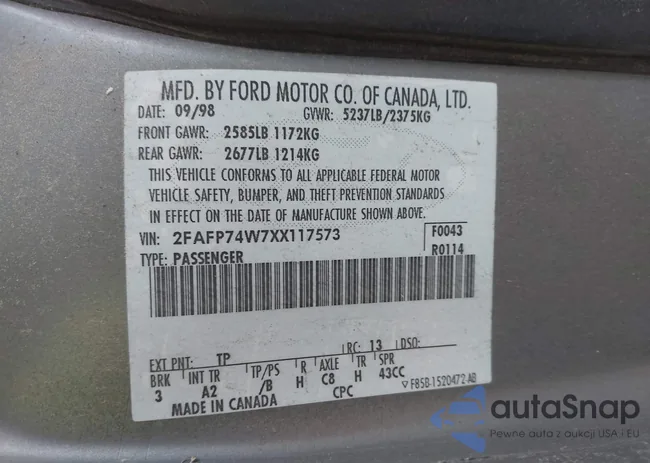 2FAFP74W7XX117573: 42176334