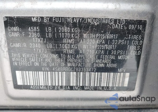 4S4BRBGC7B3353472: 42176380