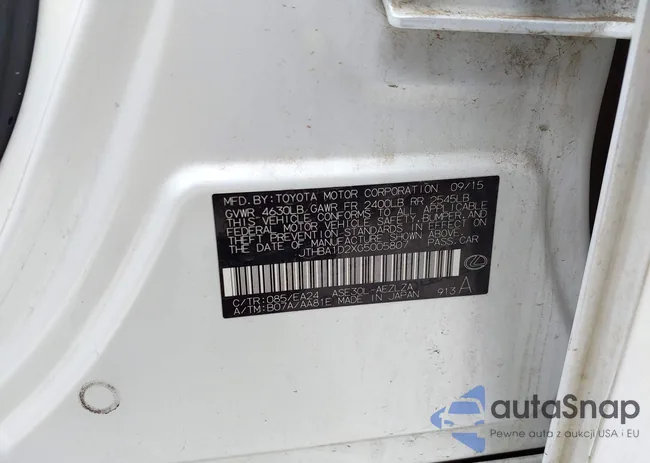 JTHBA1D2XG5005807: 42177470