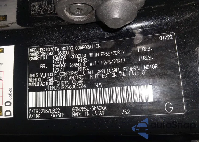 JTENU5JR9N6084064: 42177773